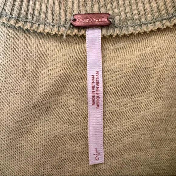 FREE PEOPLE oversized lightly tie dye boho maxi dress, size L, but can fit 1X - Picture 6 of 13